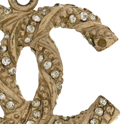 Chanel Graduated Pearl Crystal Twisted CC Long Necklace Gold 6 of 7