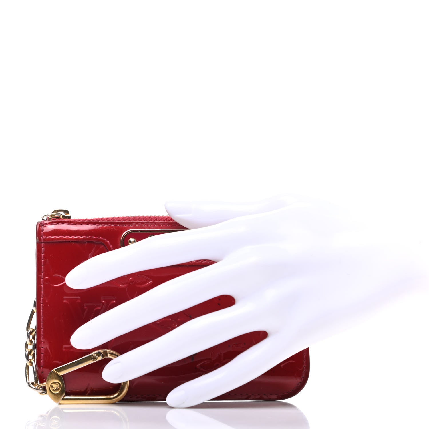 Louis Vuitton Vernis Key Pouch Pomme D'Amour 2 of 9