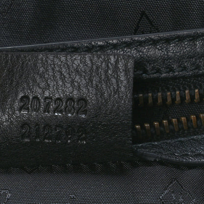 Gucci Calfskin Large Babouska Tote Black 7 of 9