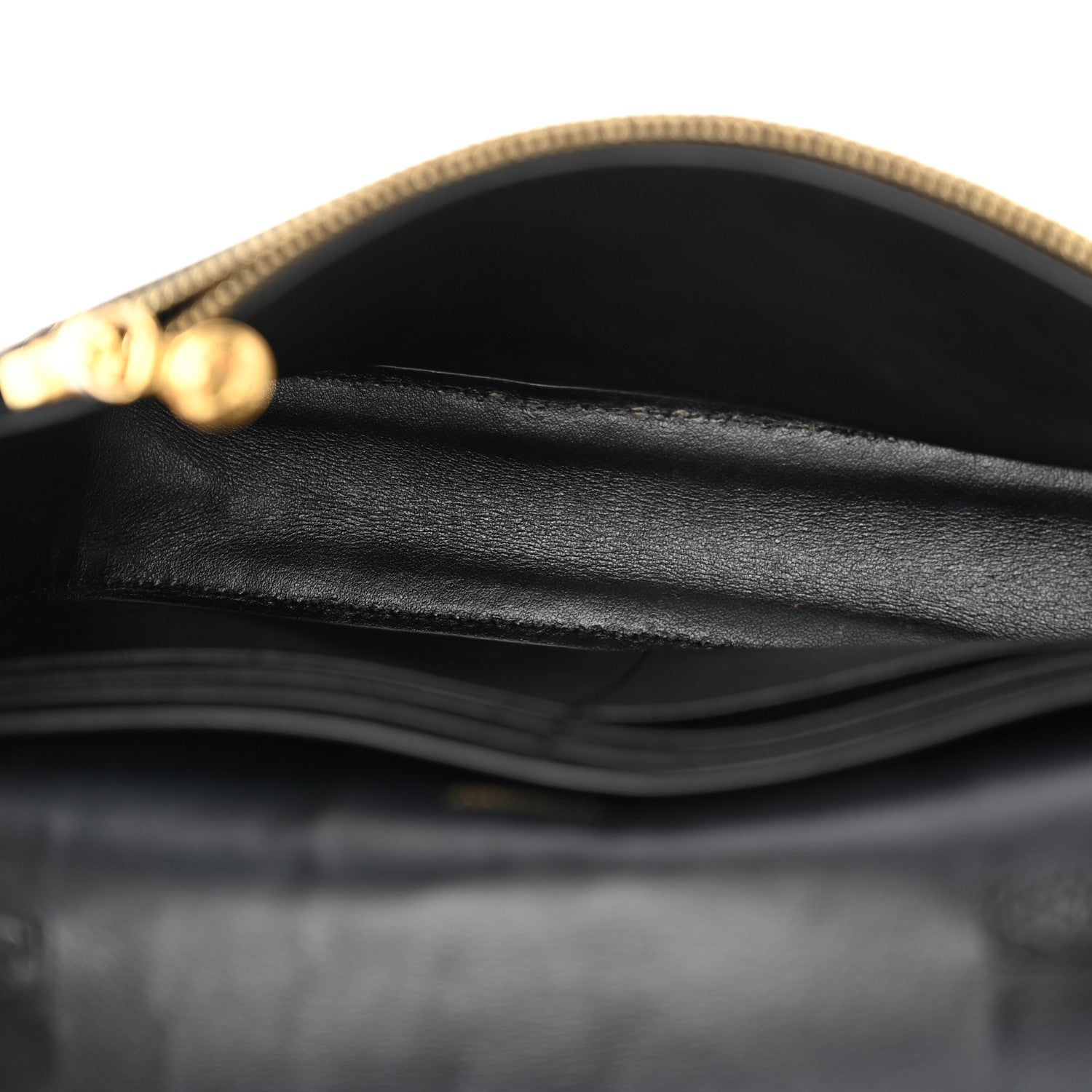 Burberry Grainy Calfskin Vintage Check Hampshire Crossbody Black 5 of 14