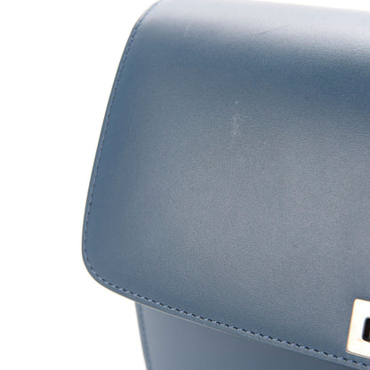 Celine Smooth Calfskin Medium Classic Box Flap Bag Slate 7 of 13