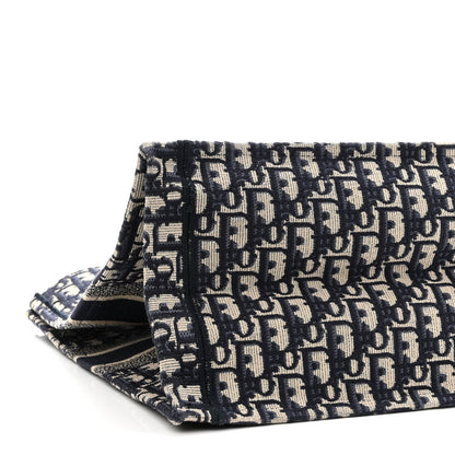Christian Dior Oblique Large Book Tote Blue Multicolor 9 of 12