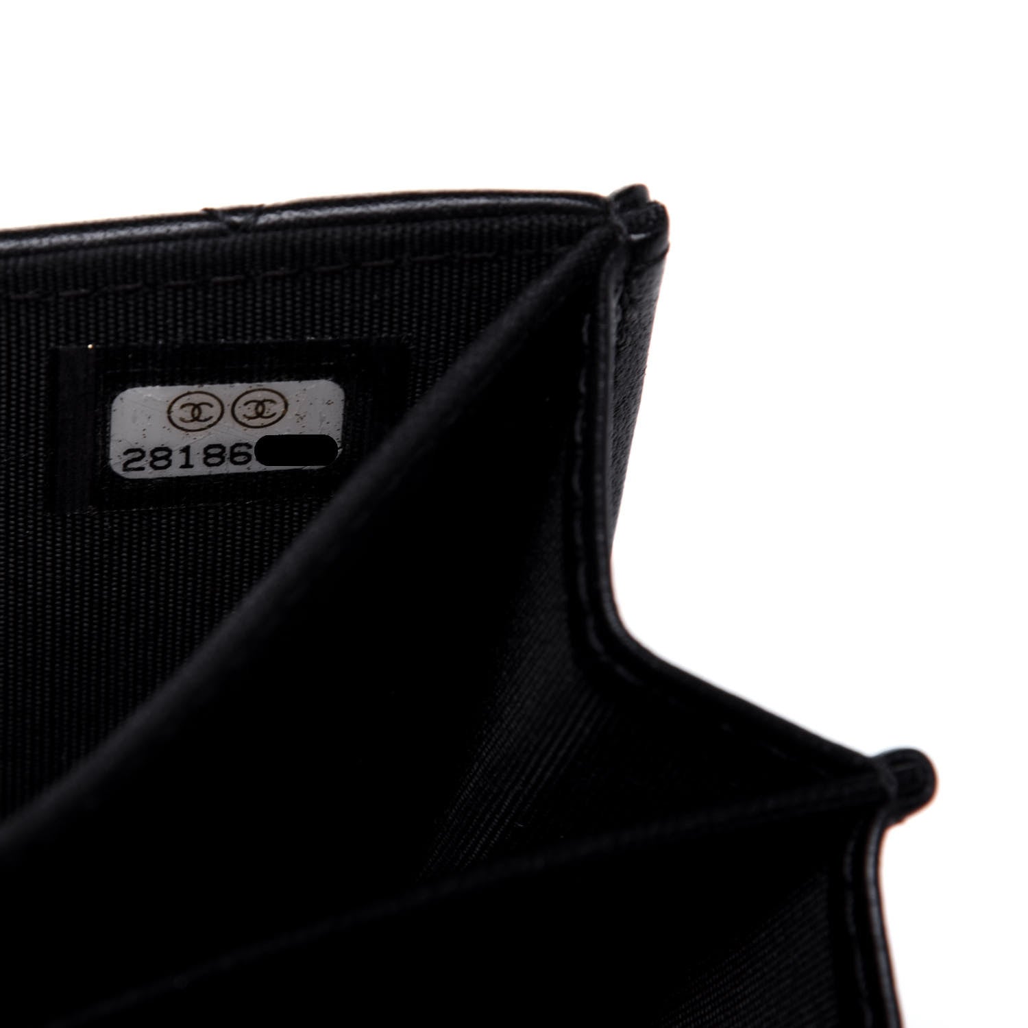 Chanel Lambskin Quilted CC Chic Flap Card Holder Black Gold 8 of 13