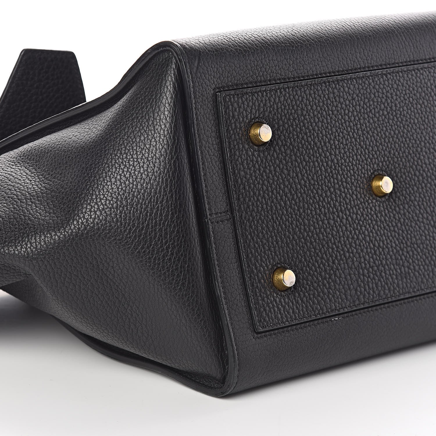 Celine Crisped Calfskin Medium Tie Knot Tote Black 8 of 9