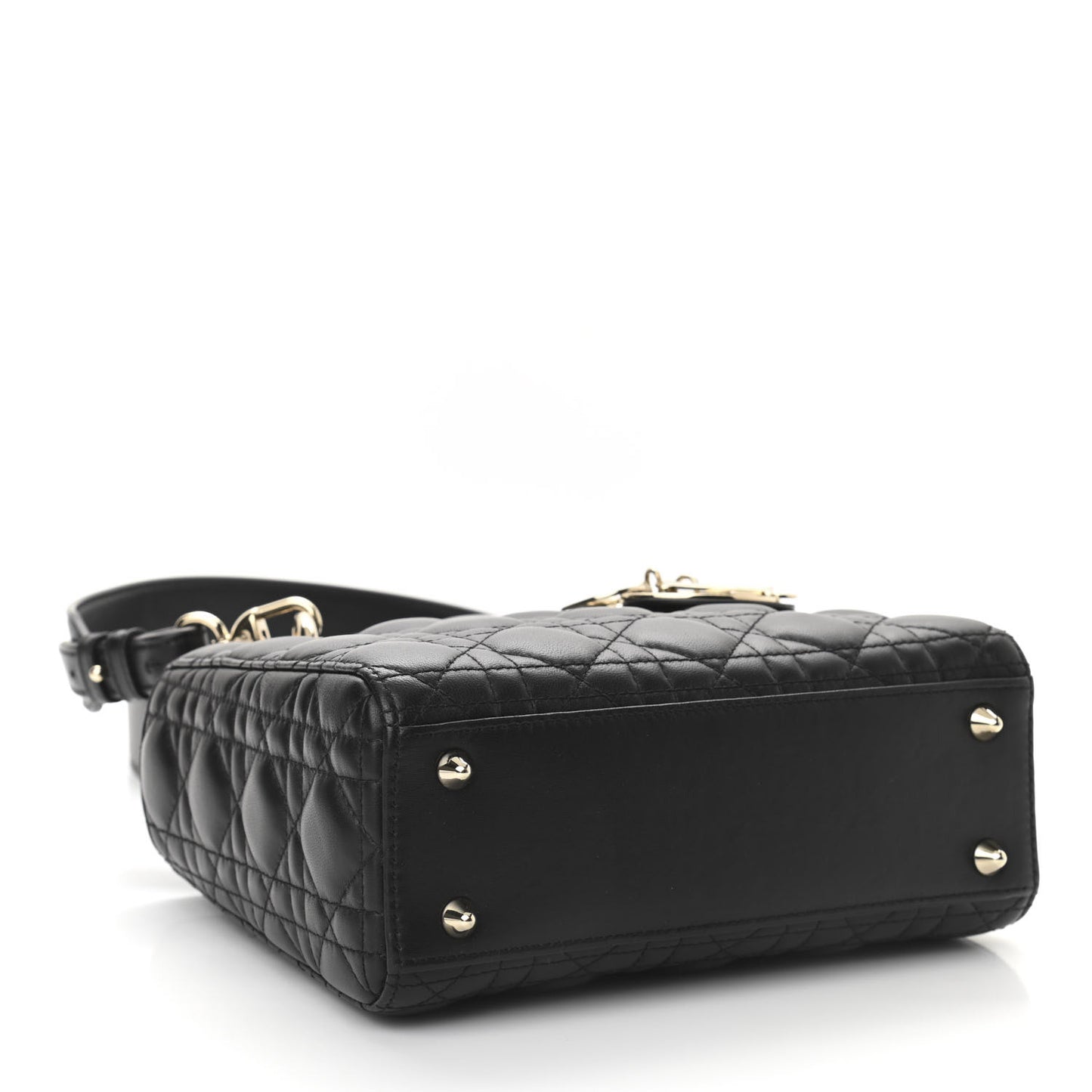 Lambskin Cannage Small My ABCDior Lady Dior Black
