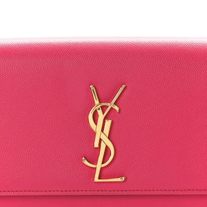 Saint Laurent Grain De Poudre Classic Monogram Cassandre Clutch Lipstick Fuchsia 7 of 7