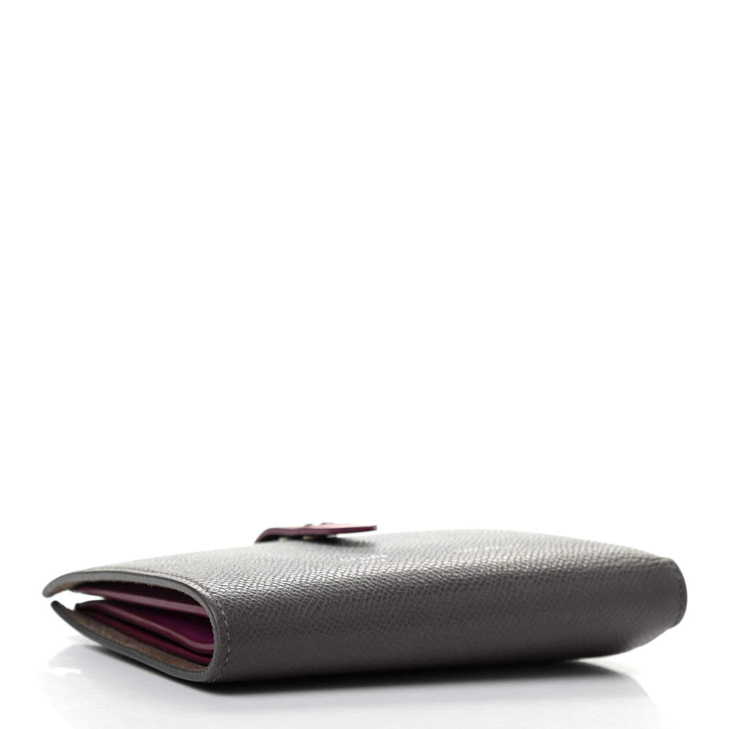 Celine Grained Calfskin Medium Multifunction Strap Wallet Grey 4 of 8