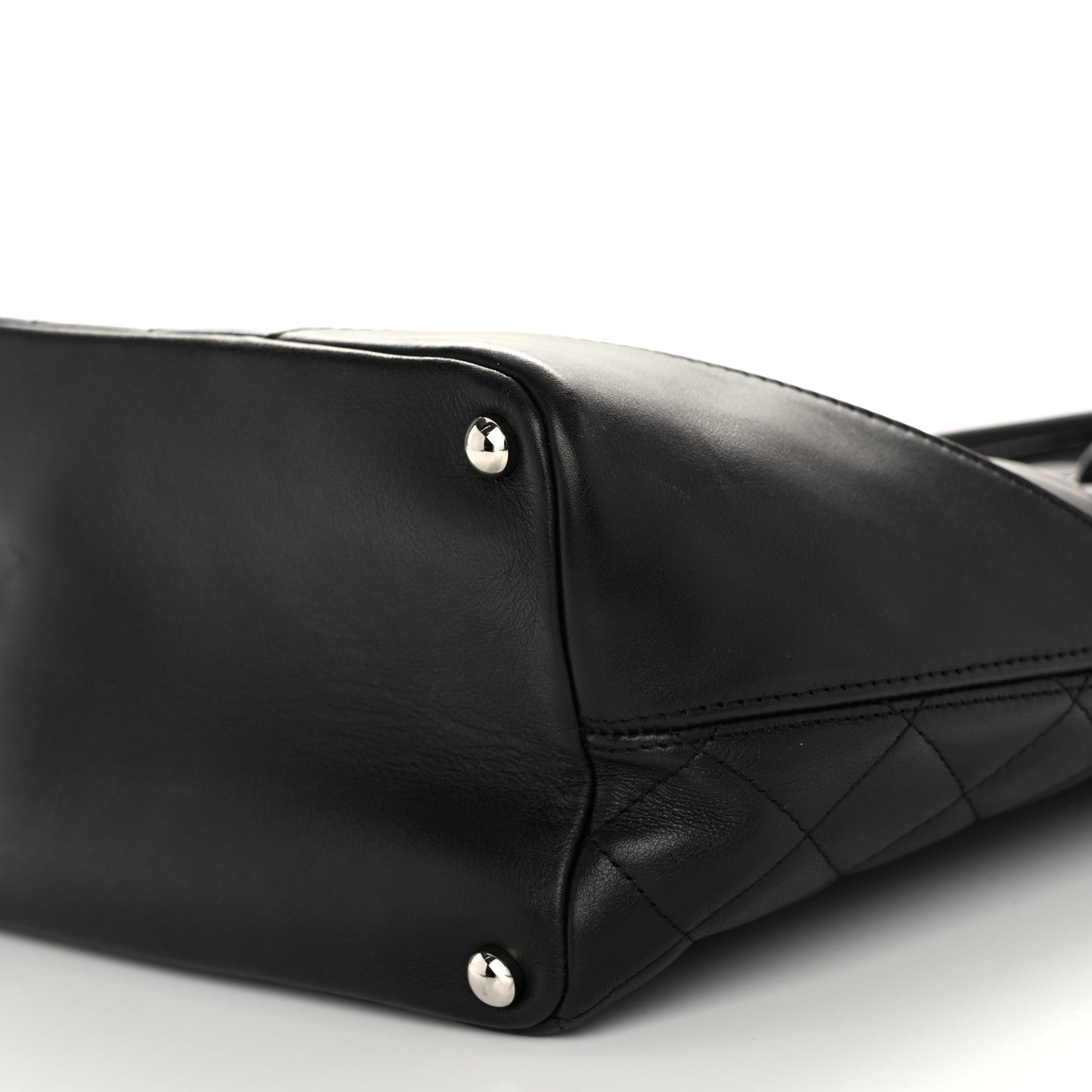 Chanel Calfskin Quilted Medium Cambon Tote Black 10 of 10