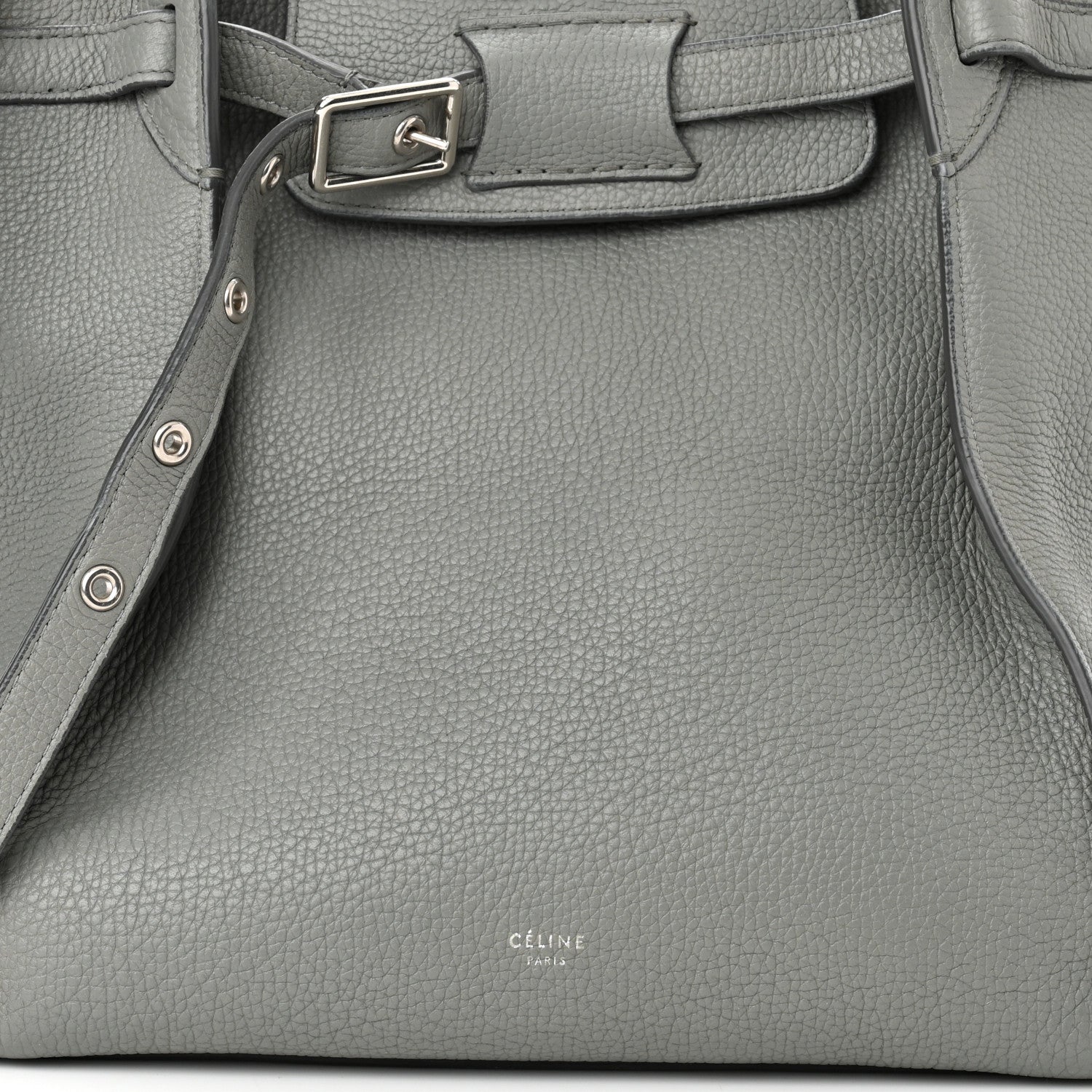 Celine Supple Calfskin Long Strap Small Big Bag Grey 8 of 12