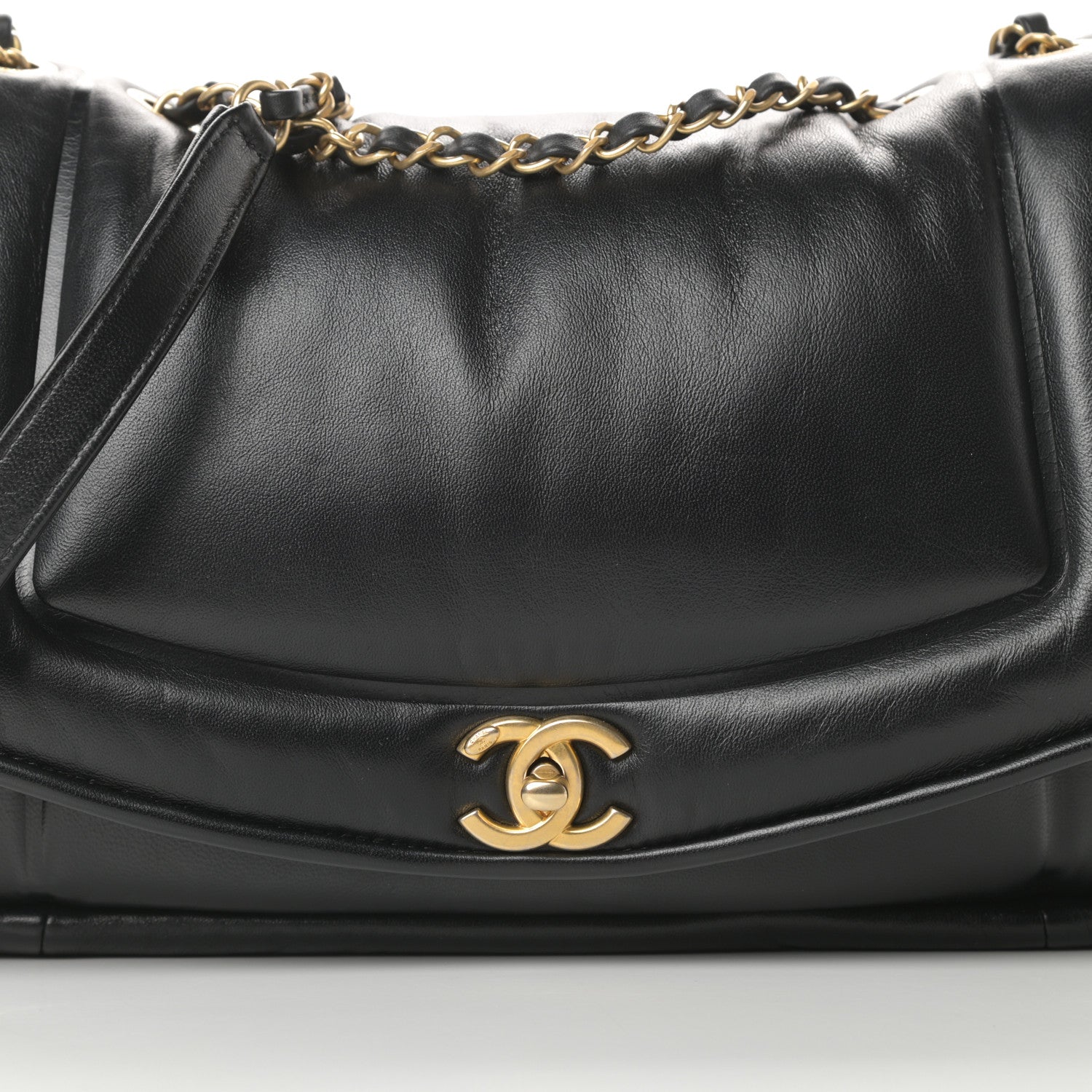Chanel Lambskin Medium Simply Flap Black 7 of 10