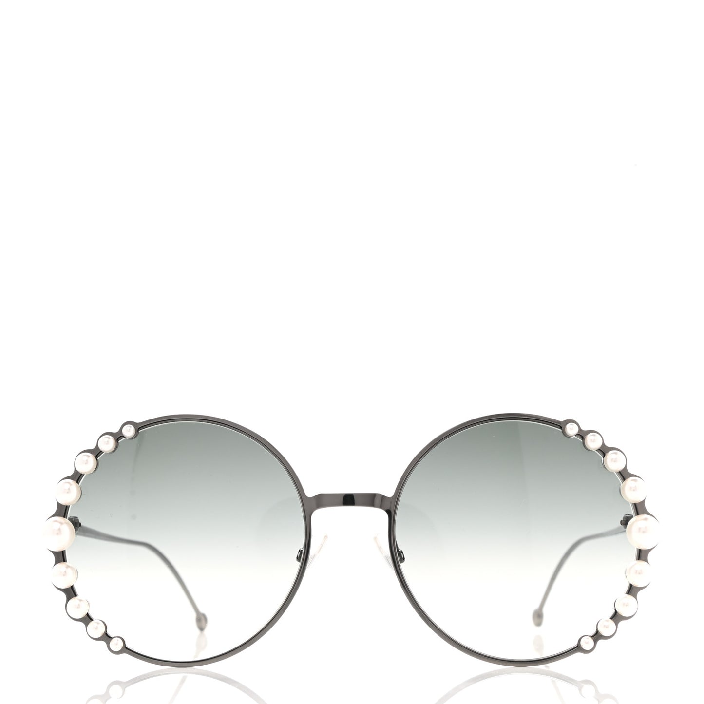 Crystal Round Sunglasses FF0324/S Silver