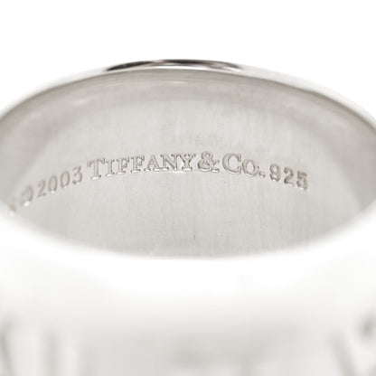 Tiffany Sterling Silver Atlas Band Ring 49 5 5 of 6