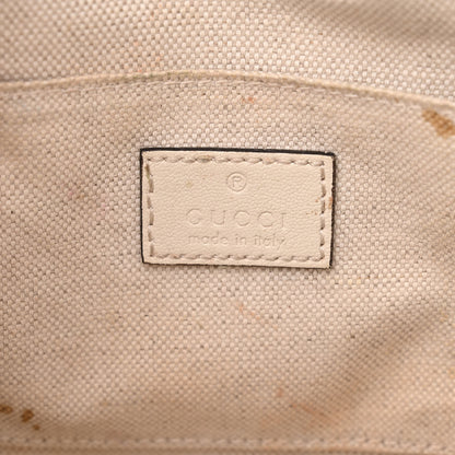 Gucci Sakai Be Green Calfskin Diagonal Stitched Small Blondie Shoulder Bag Mystic White 6 of 18