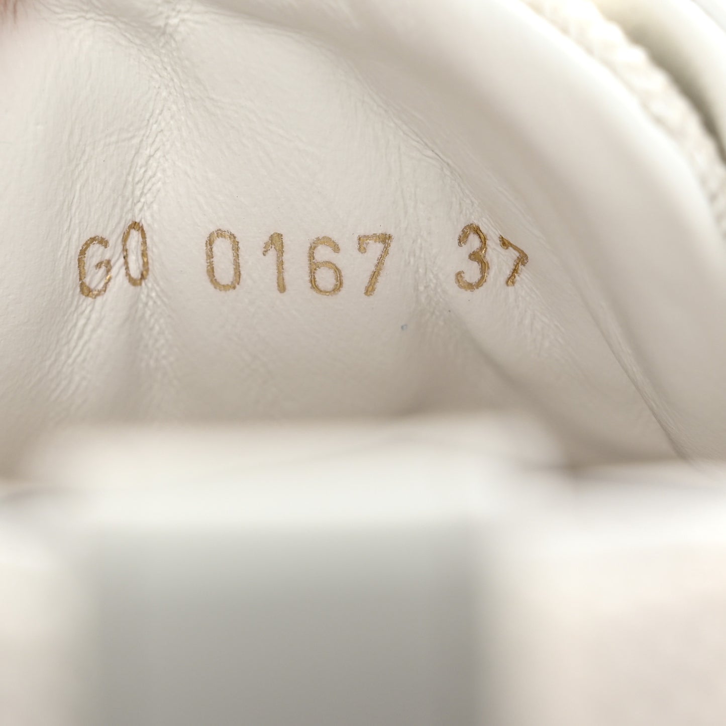 Calfskin Mesh Run Away Sneakers 37 White