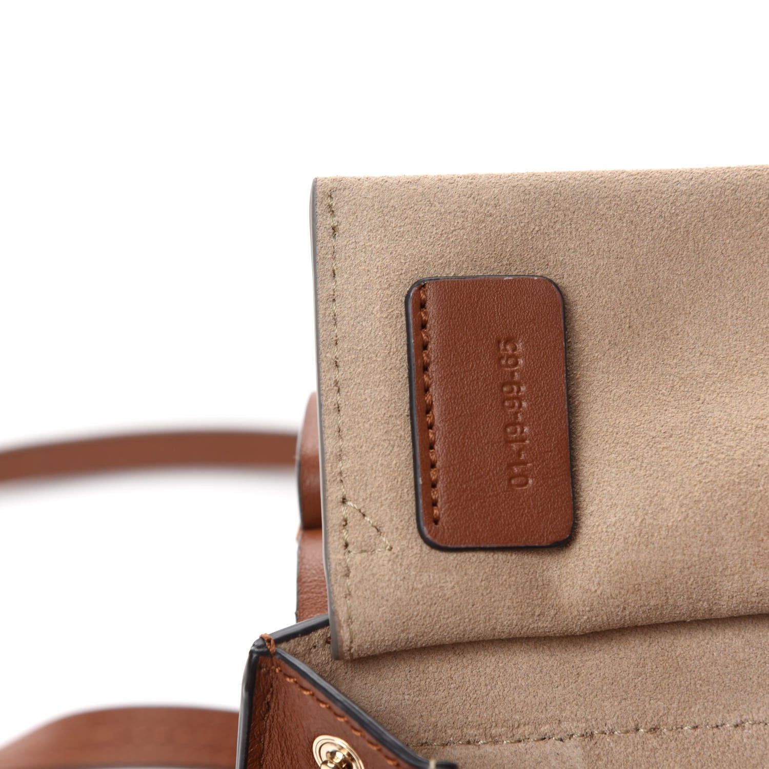 Chloe Suede Calfskin Mini Faye Bracelet Bag Tobacco 10 of 11