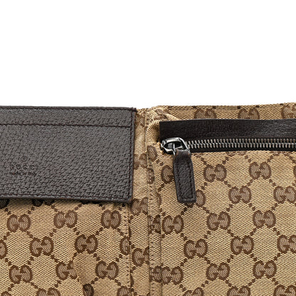 Gucci Monogram Web Belt Bag Dark Brown 9 of 11