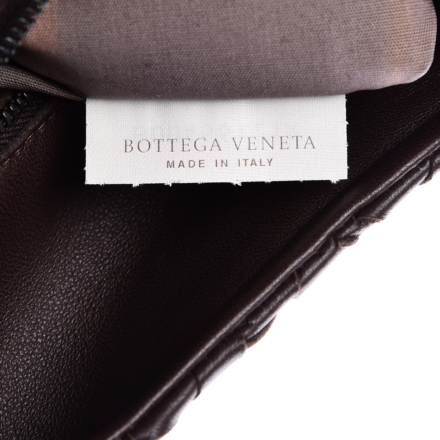 Nappa Intrecciato Medium Campana Ebano
