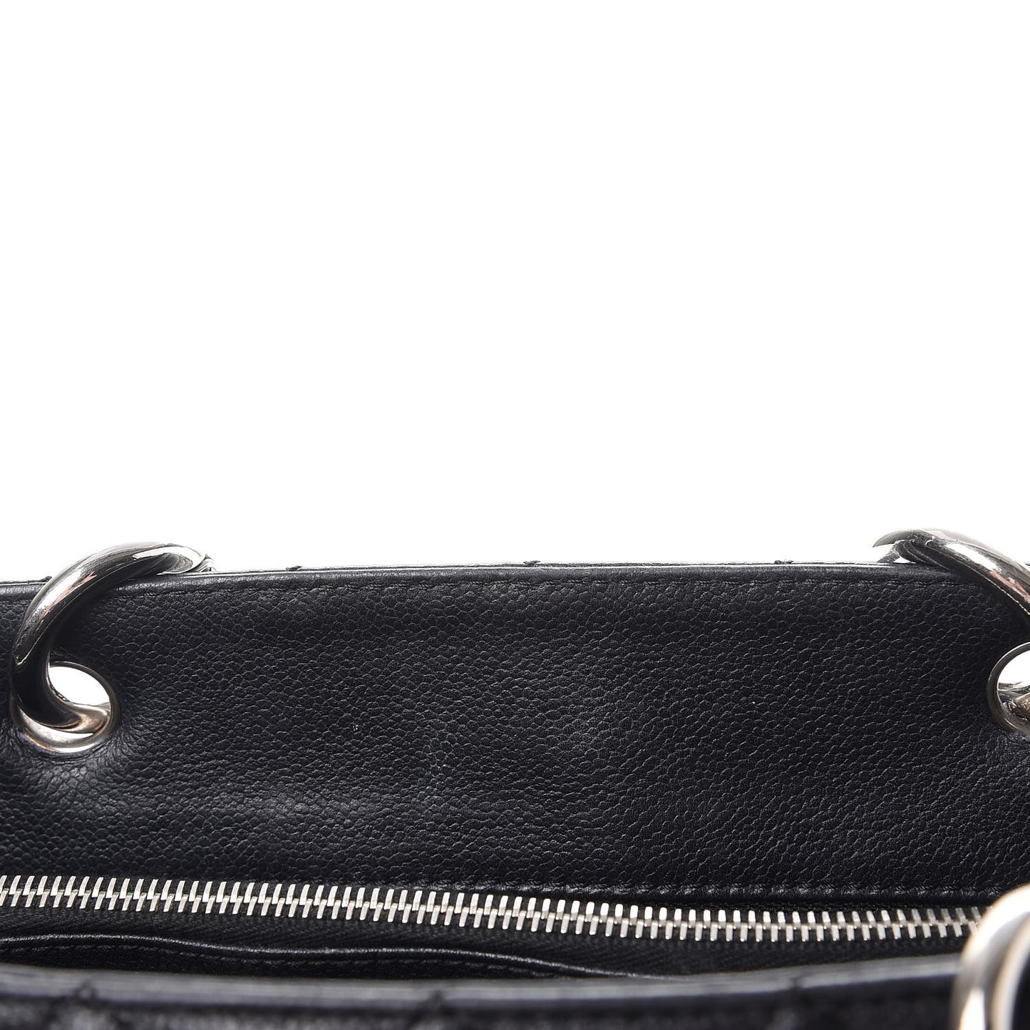 Caviar Quilted Grand Shopping Tote GST Black