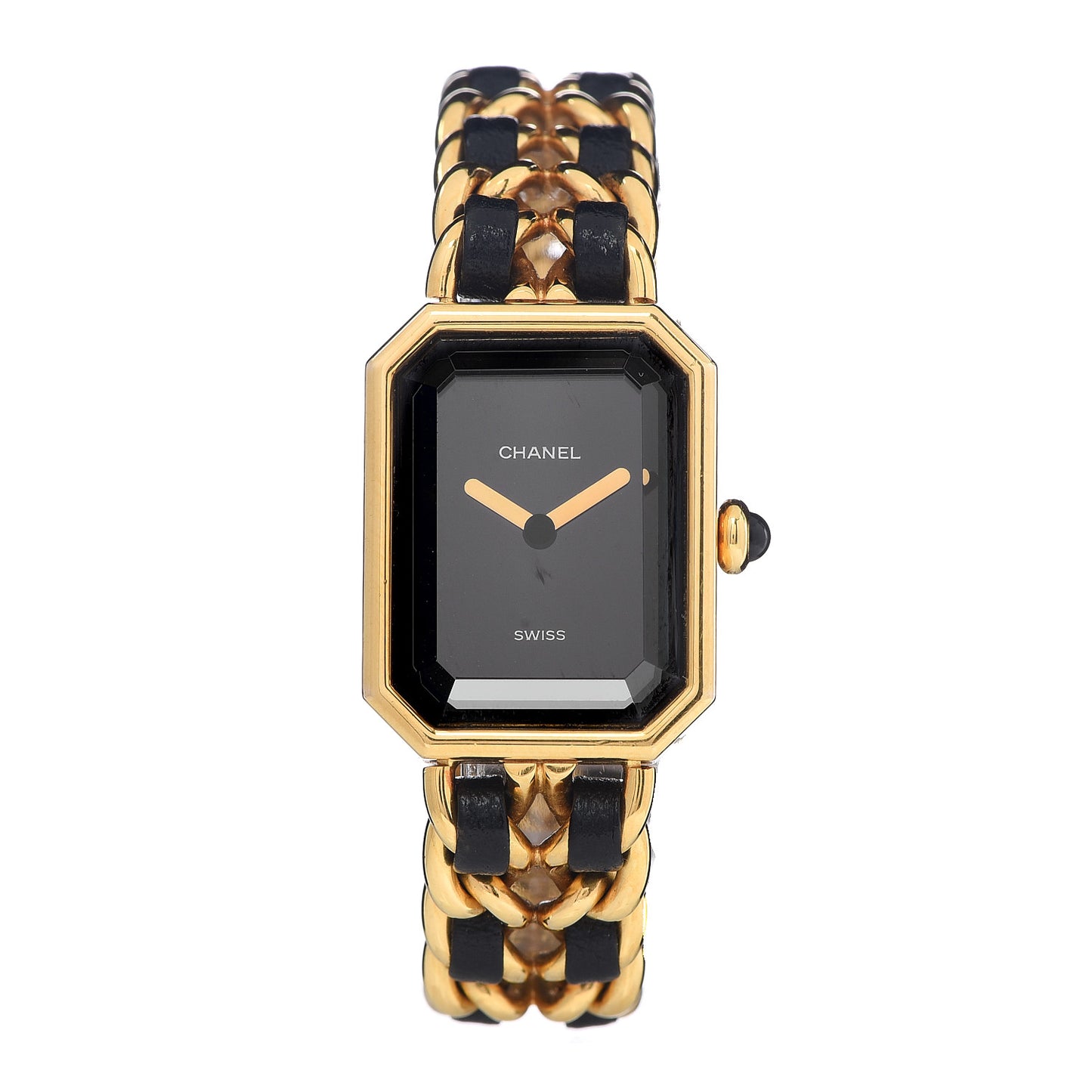 Stainless Steel Lambskin 20mm Chain Premiere Quartz Watch Gold L
