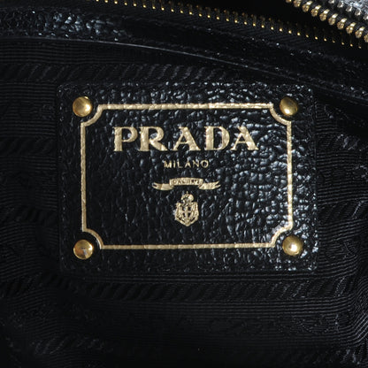 Prada Crackled Studded Tote 6 of 8