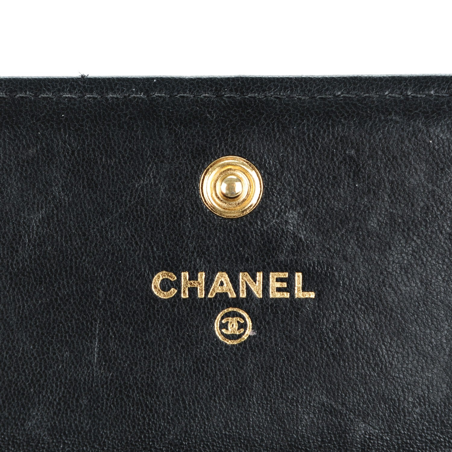 Chanel Lambskin Quilted Boy Flap Wallet Black 6 of 8