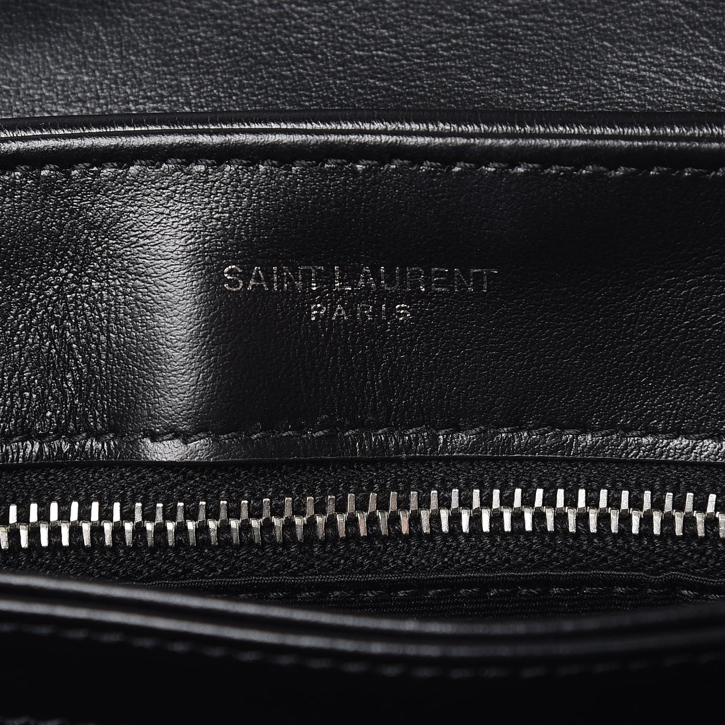 Calfskin Y Quilted Monogram Toy Loulou Crossbody Bag Black