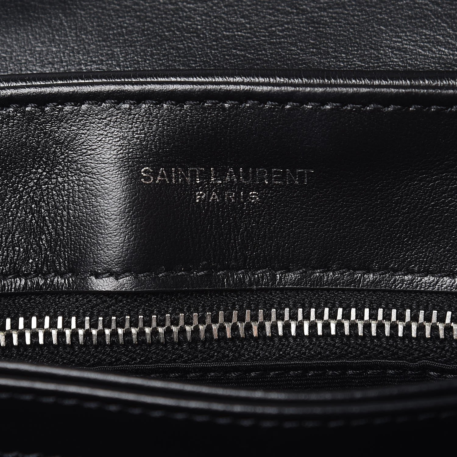 Saint Laurent Calfskin Y Quilted Monogram Toy Loulou Crossbody Bag Black 6 of 8