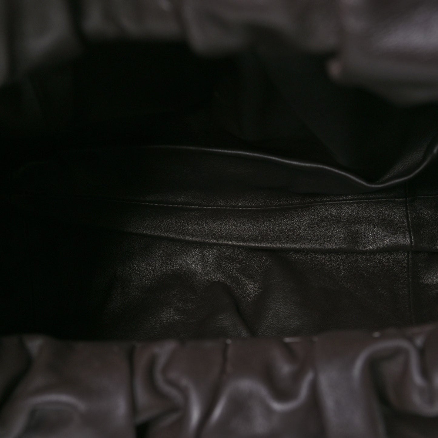 Smooth Butter Calfskin Large The Shoulder Pouch Brownie