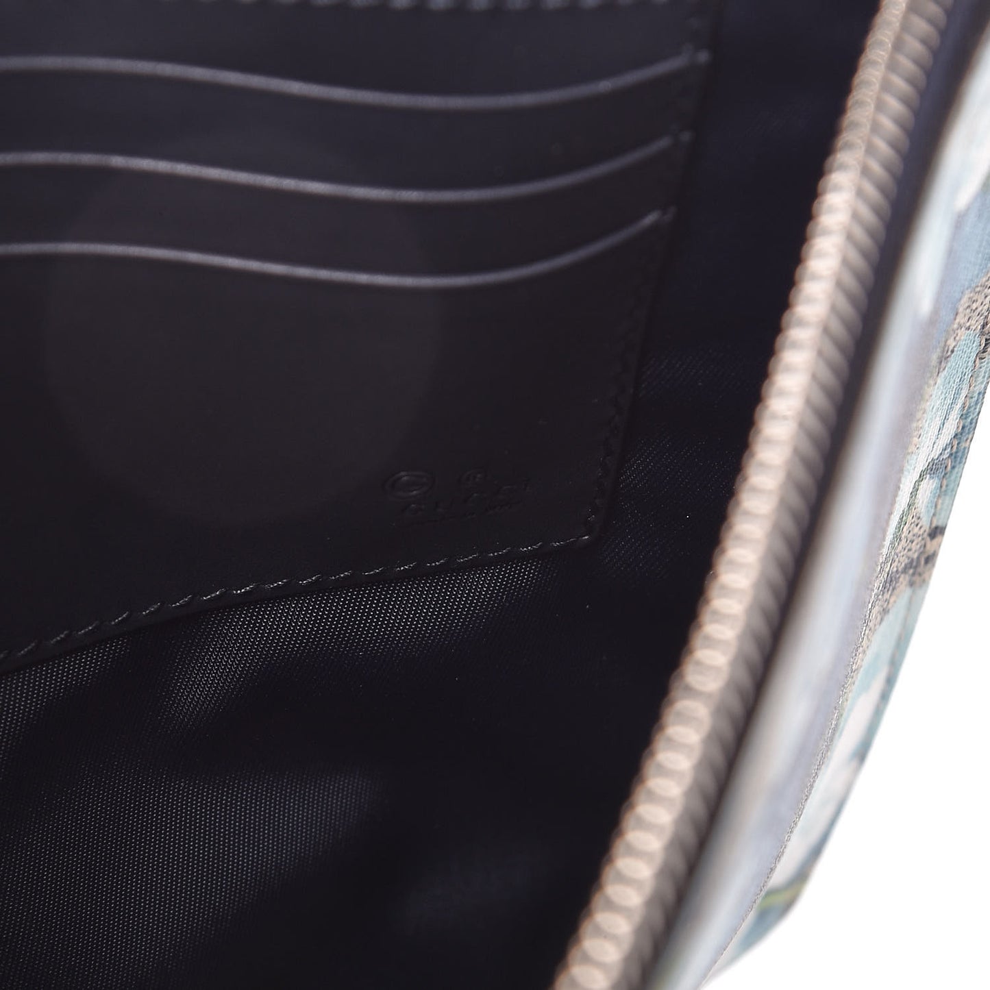 GG Supreme Monogram Blooms Messenger Blue