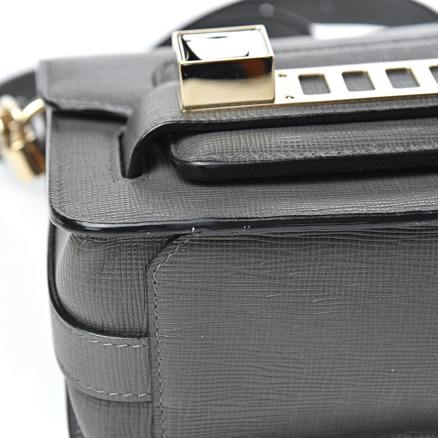 Proenza Schouler Linosa Tiny PS11 Classic Shoulder Bag Heather Grey 12 of 13