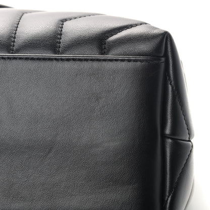Saint Laurent Calfskin Y Quilted Monogram Medium Loulou Chain Satchel Black 9 of 9