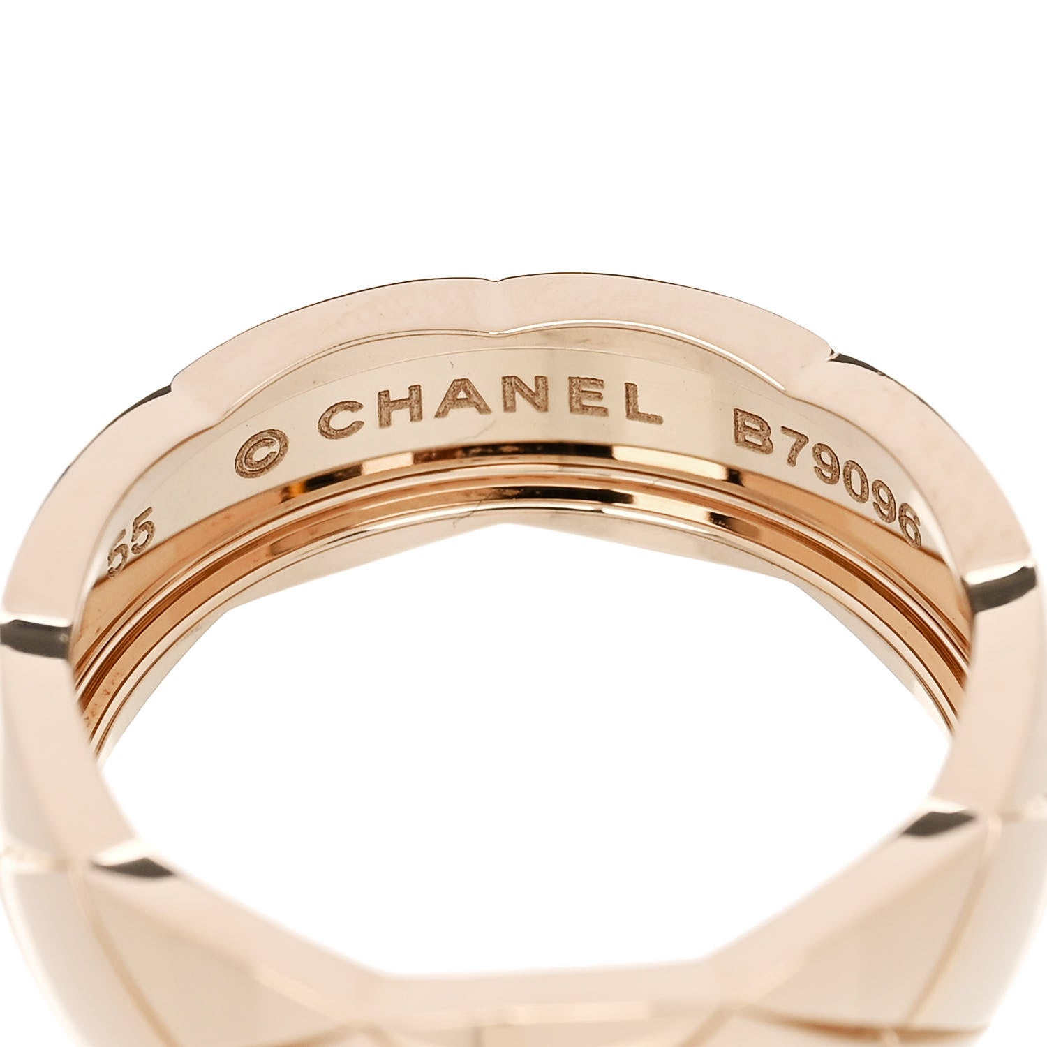 Chanel 18K Beige Gold Small Coco Crush Ring 55 7.25 4 of 5