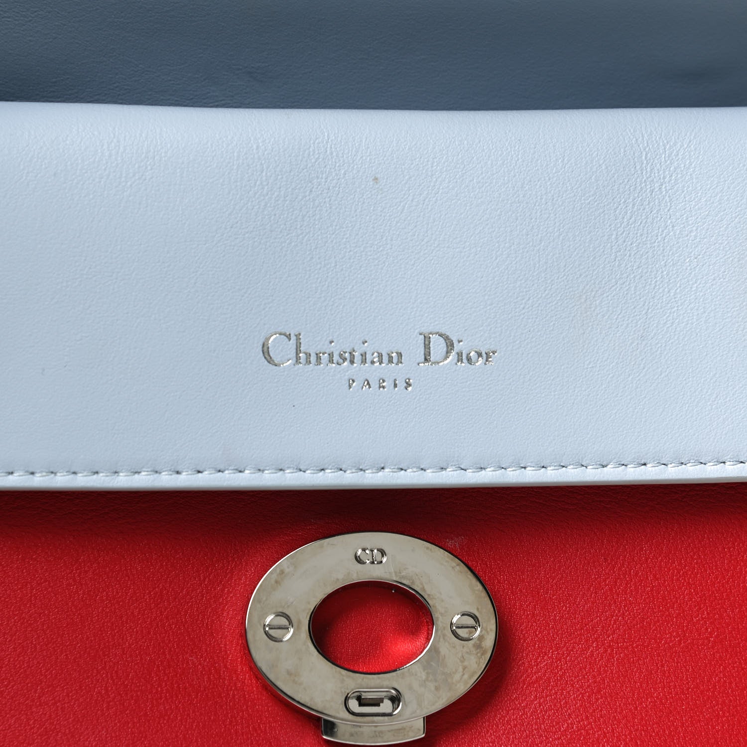 Christian Dior Smooth Calfskin Small Be Dior Flap Red 10 of 11