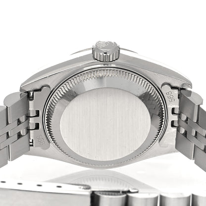 Rolex Stainless Steel 18K White Gold Diamond 26mm Oyster Perpetual Datejust Watch Silver 69174 4 of 4