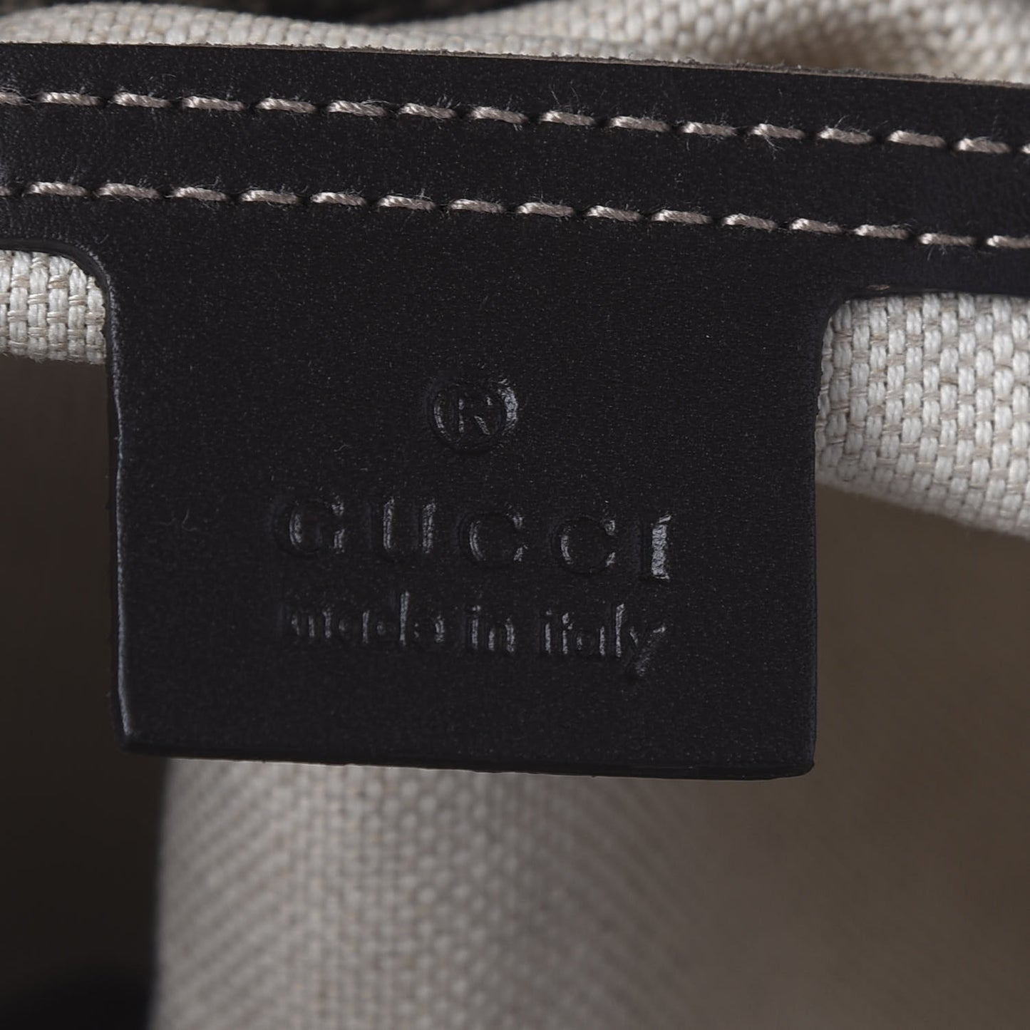 GG Supreme Monogram Small Joy Tote Dark Brown