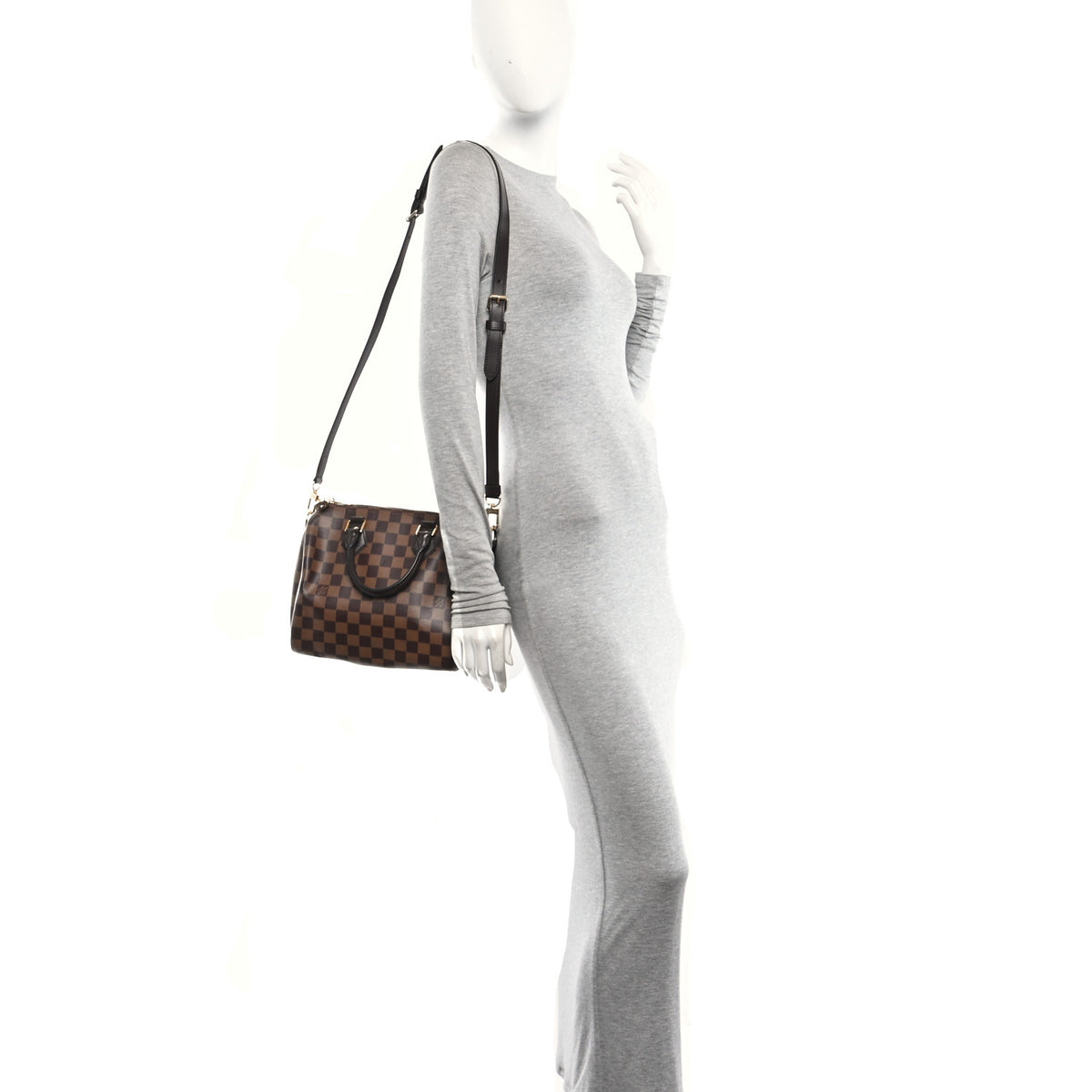 Louis Vuitton Damier Ebene Speedy Bandouliere 25 2 of 10