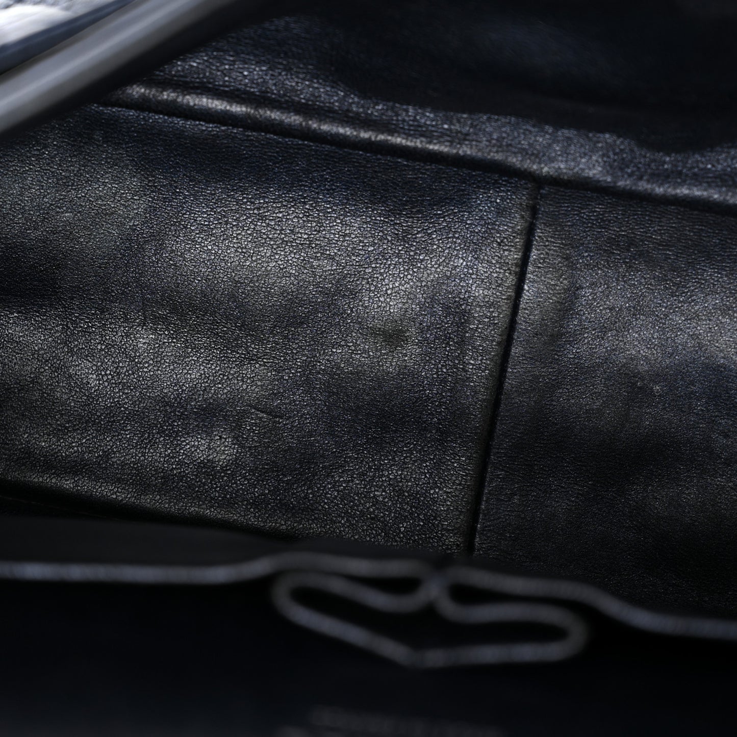 Metallic Aged Calfskin Quilted 2.55 Reissue 227 Flap Blue
