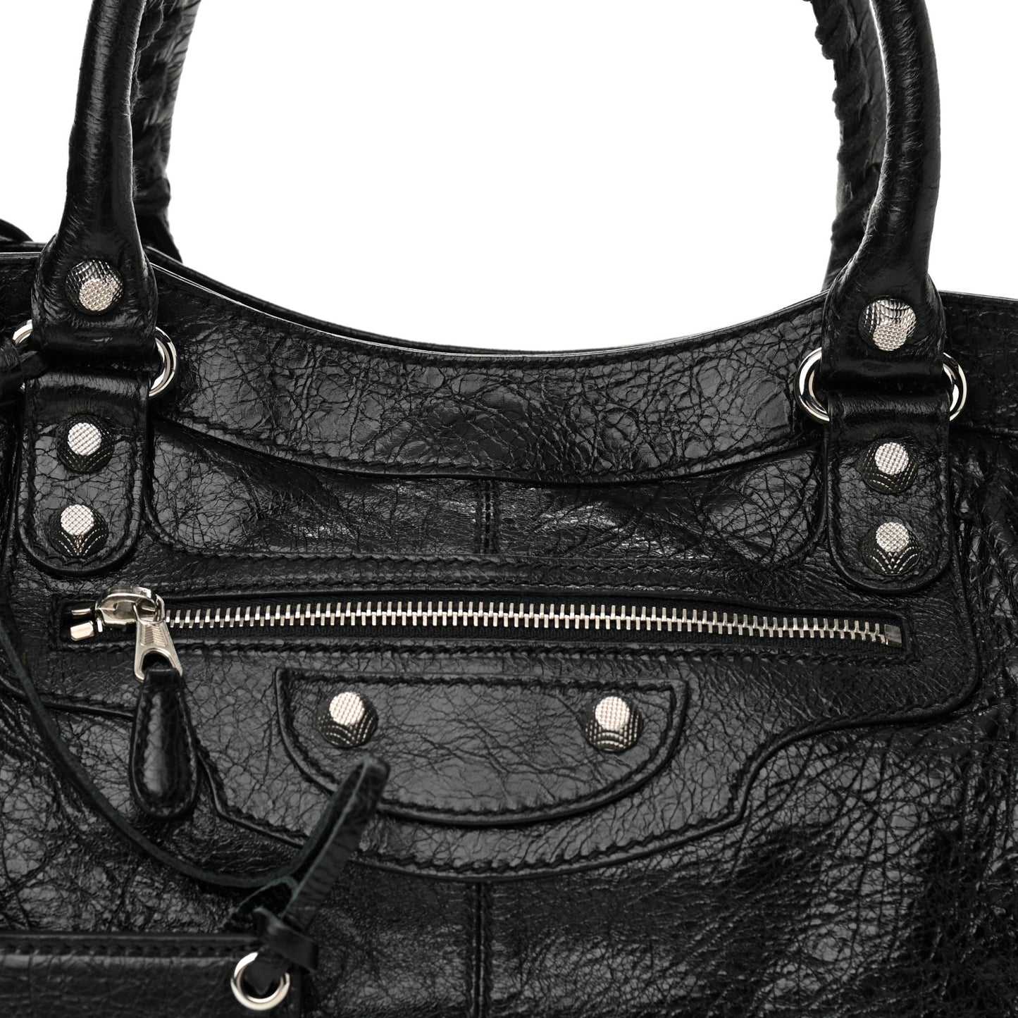 Agneau Giant 12 Silver Hardware Part Time Black