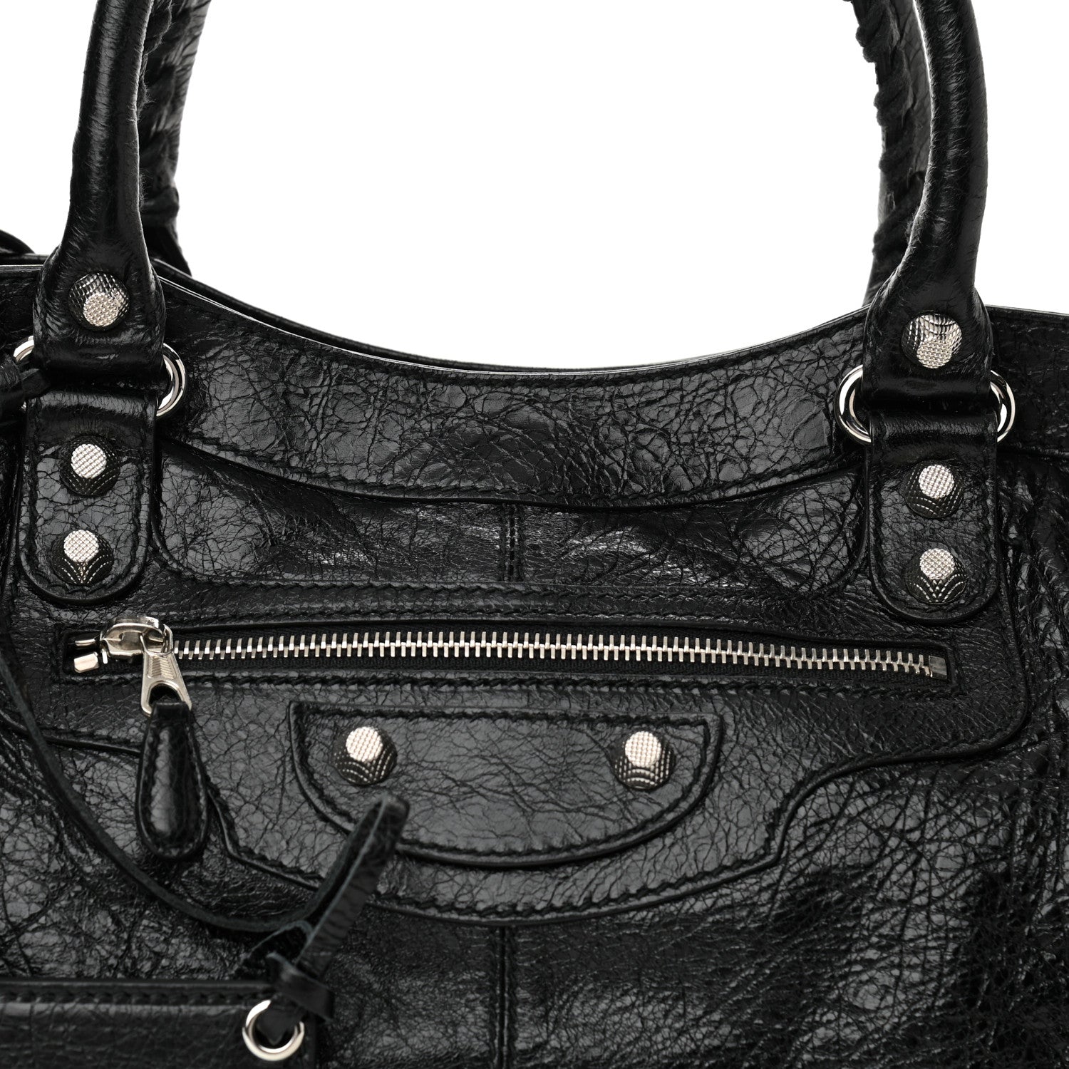 Balenciaga Agneau Giant 12 Silver Hardware Part Time Black 8 of 10