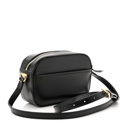 Gucci Calfskin Mini Horsebit 1955 Camera Shoulder Bag  Black 3 of 11