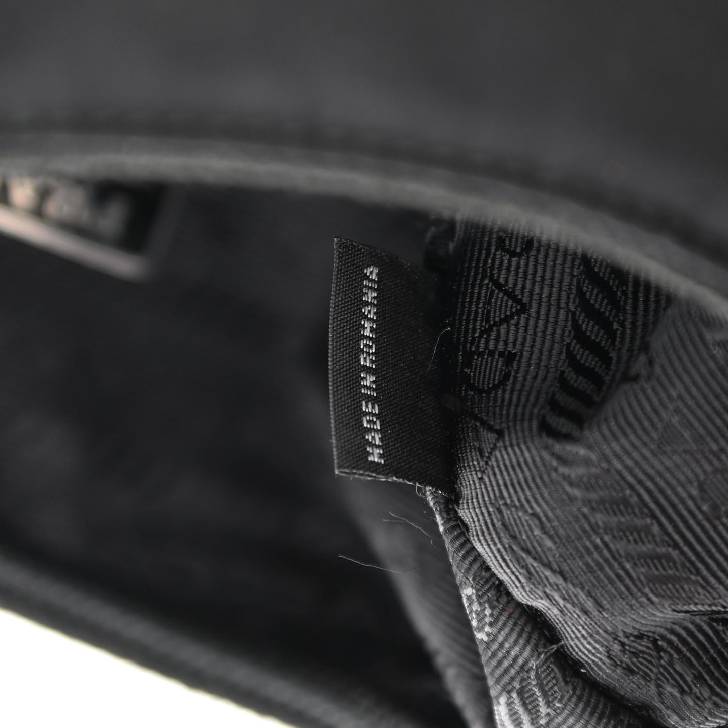 Tessuto Nylon Mini Re-Edition 2000 Bag Black