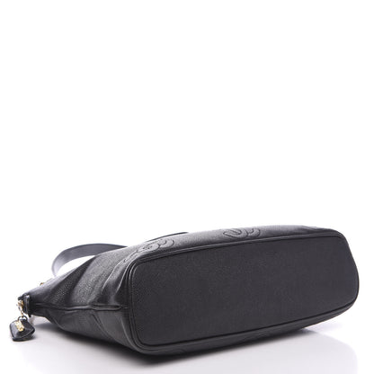 Chanel Caviar CC Shoulder Bag Black 3 of 11
