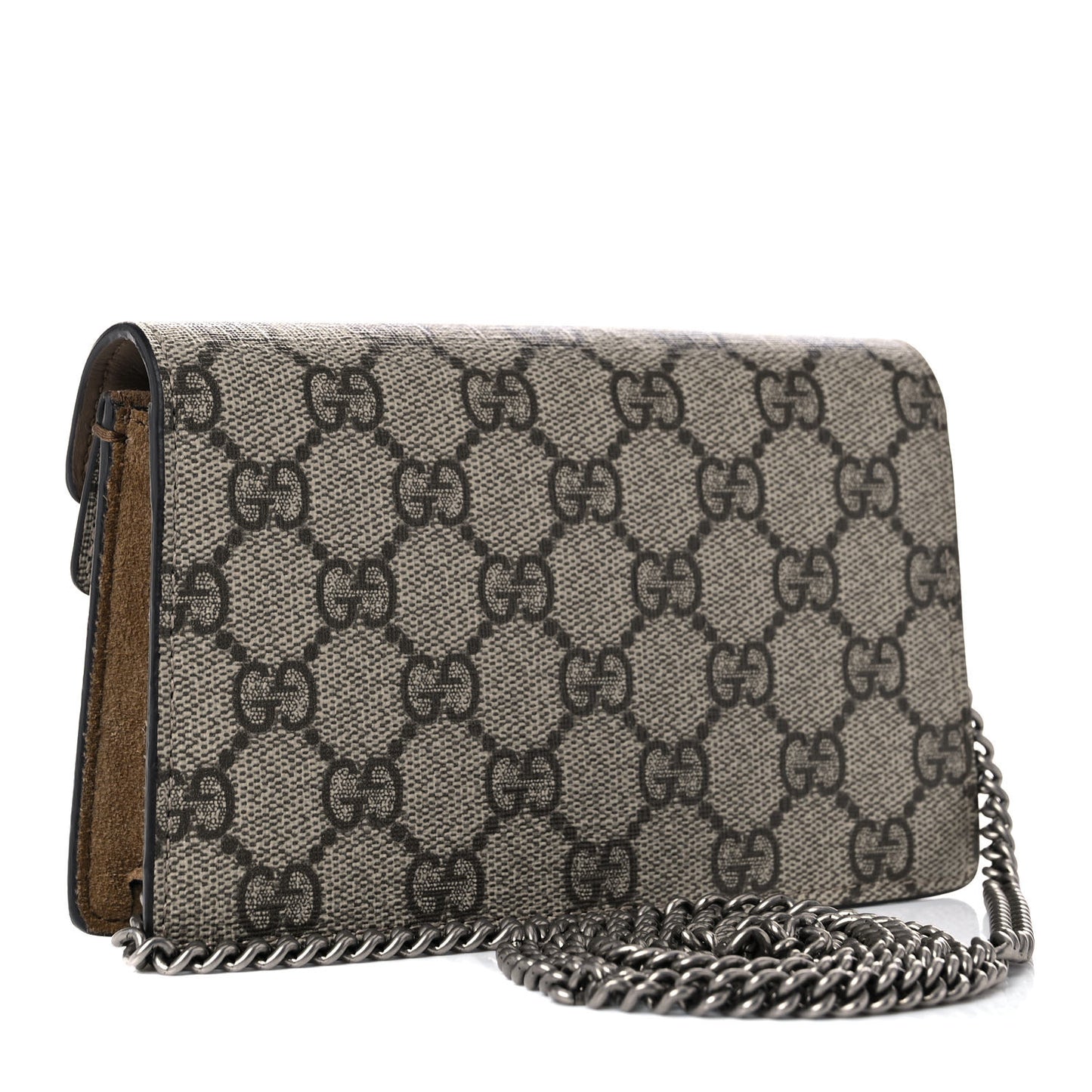 GG Supreme Monogram Super Mini Dionysus Shoulder Bag Taupe