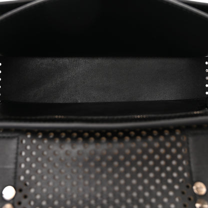 Proenza Schouler Lambskin Perforated Tiny PS1 Satchel Black 5 of 10