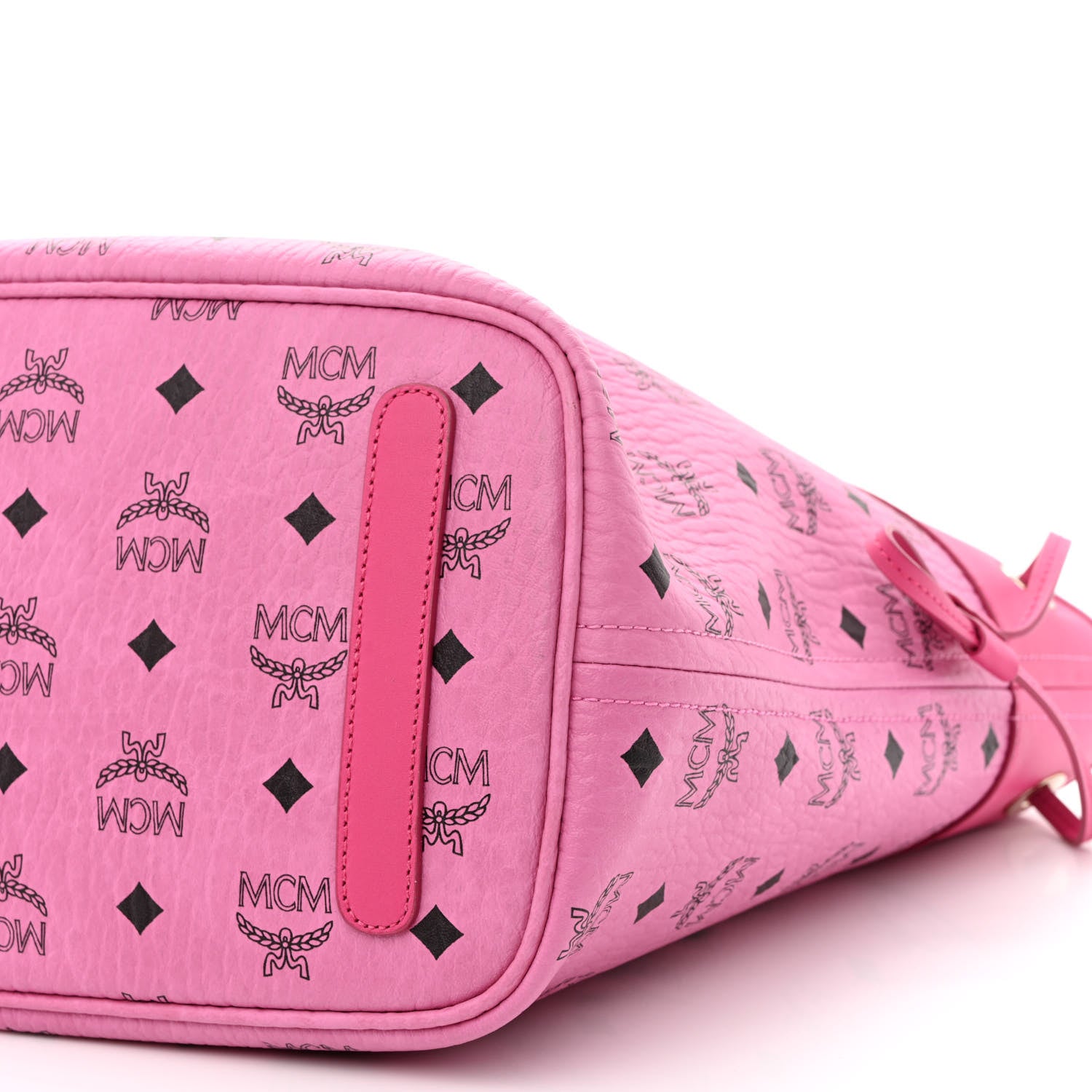 MCM Visetos Aren Tote Pink 11 of 11