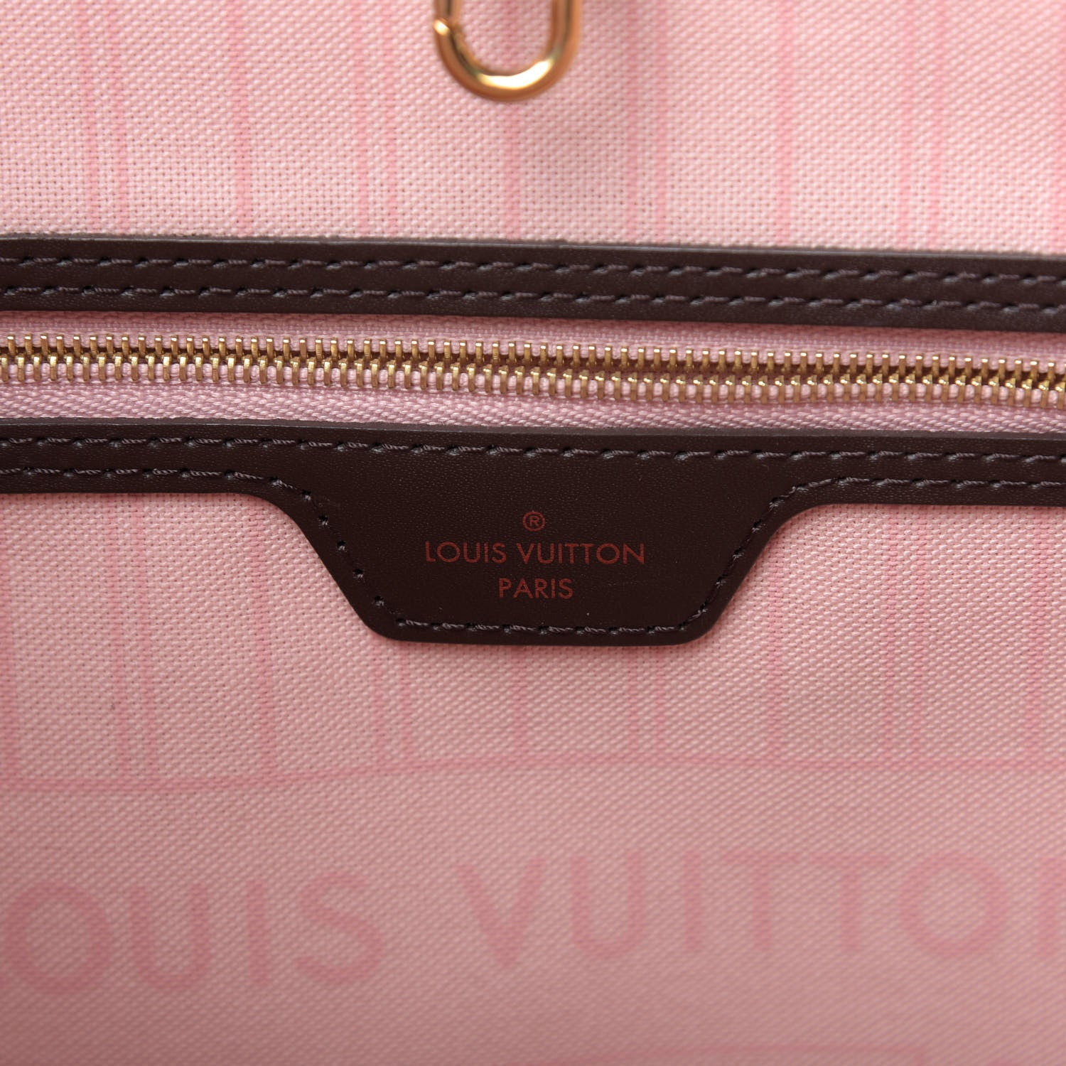 Louis Vuitton Damier Ebene Neo Neverfull MM Rose Ballerine 8 of 10