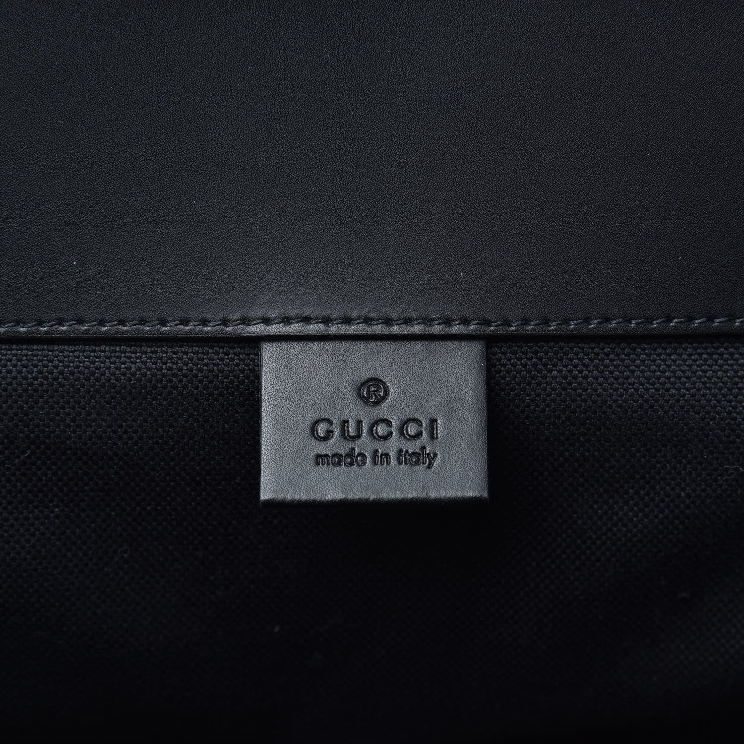 Gucci Soft GG Supreme Monogram Appia Calfskin Web Double Buckle Backpack Black 5 of 9