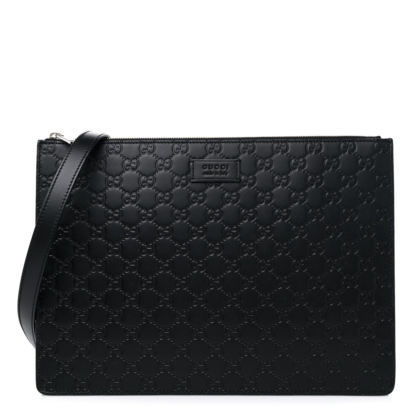 Guccissima Signature Messenger Bag Black