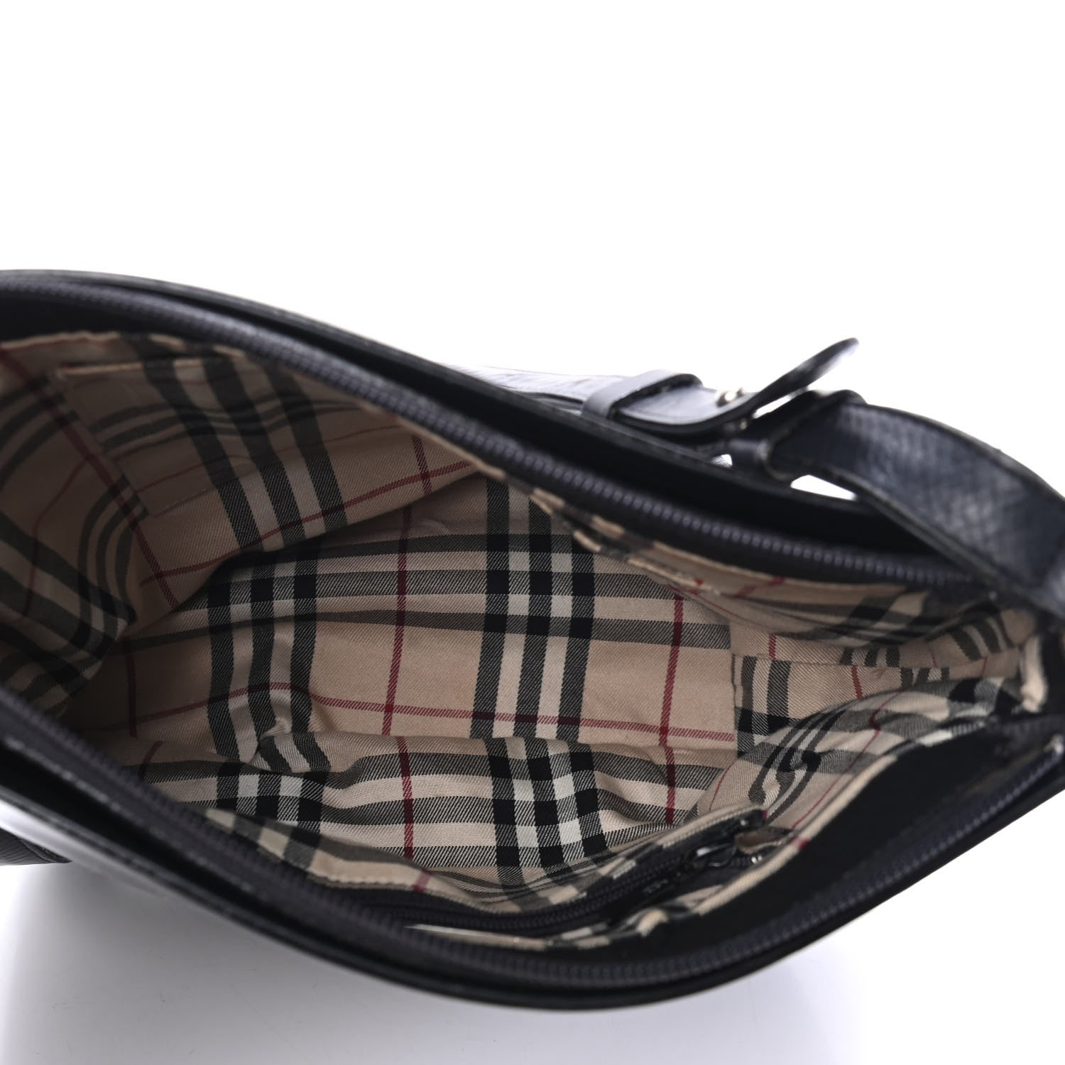 Burberry Calfskin Bucket Shoulder Bag Black 4 of 4