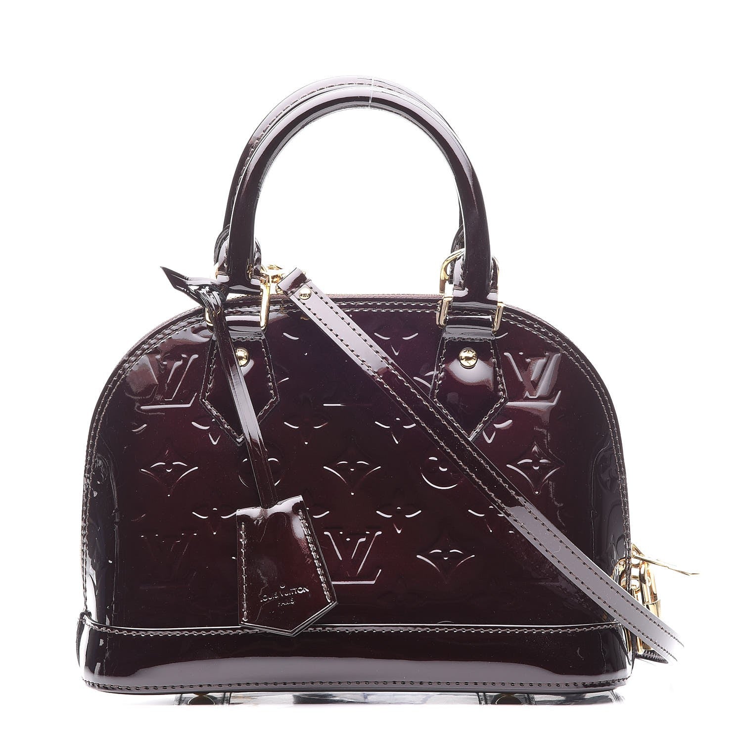 Louis Vuitton Vernis Alma BB Amarante 1 of 7
